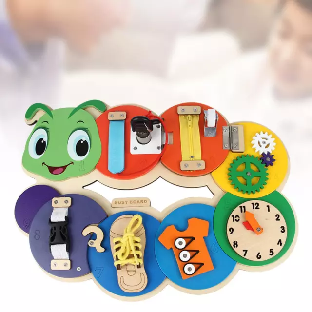 Joy Mini Tableau D'activités Montessori Busy Board En Bois Pour