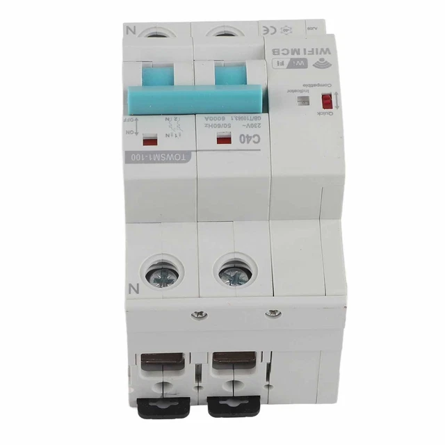 (40A)2P Circuit Breaker Voice Control Circuit Breaker WiFi Circuit Breaker For