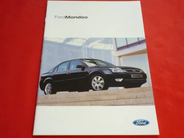 FORD Mondeo Ambiente Trend Viva X Ghia X ST220 Prospekt Brochure Depliant 2004