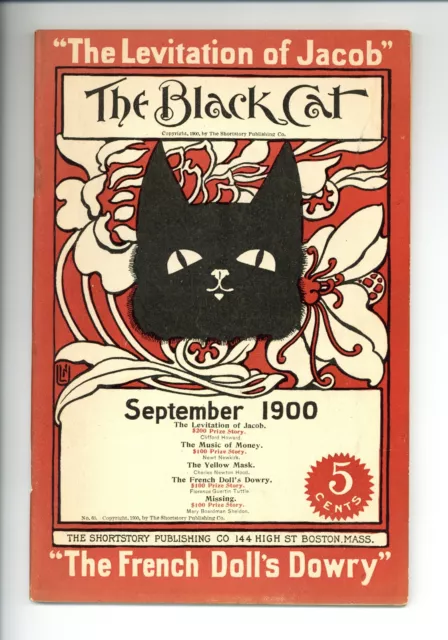 Black Cat Sep 1900 Vol. 5 #12 VG