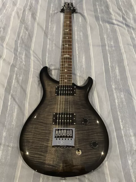 PRS SE 277 EVERTUNE Baritone Electric Guitar in Charcoal Burst