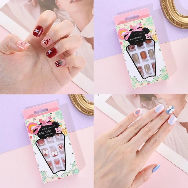 Arc Couverture Complète Appuyer sur Faux Ongles Faux Ongles Artificiel Nail Art