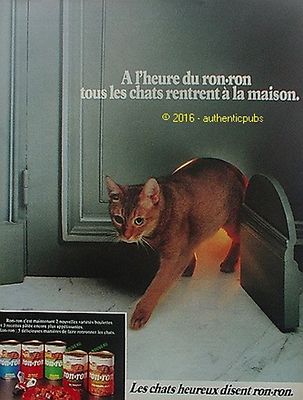 Publicite Ron Ron Pate Boite Bonheur Chat De 1966 French Ad Pub Vintage Food Cat Eur 6 00 Picclick Fr Publicite Ron Ron Pate Boite Bonheur Chat De 1966 French Ad Pub Vintage Food Cat Eur 6 00 Picclick Fr