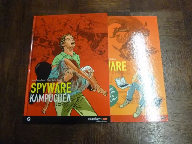 Spyware Lot T1 Eo Et T2 Eo - Bauer Et Quella-Guyot - Editions Sandawe