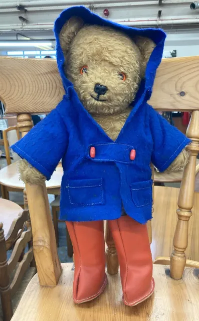Lovable Teddy styled as Paddington Bear
