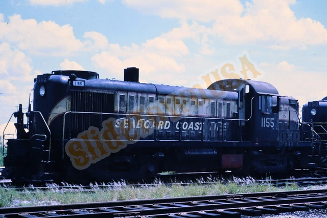 Vtg 1971 Train Slide 1155 SCL Seaboard Coast Line Railroad X3M031