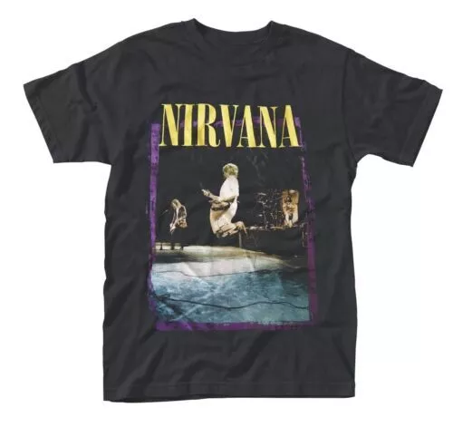 Nuovo Ufficiale Nirvana - Palco Salto T-Shirt