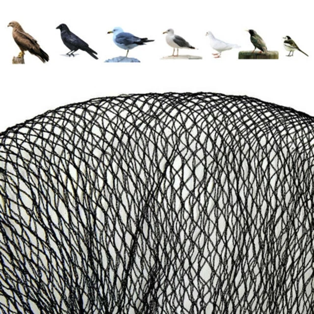 10m X 15m Filet Anti Oiseaux, Filet Protection Oiseaux Noir, Les Plantes Et Les Raisins Du