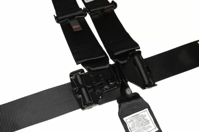 Ford Focus Midget Racing Harness Belt V Mount Sfi 16.1 Latch & Link 5 Pt Black 5