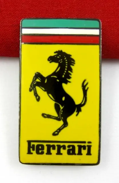 FERRARI Prancing Horse  Sports Car Official Logo Pin Badge Enamel