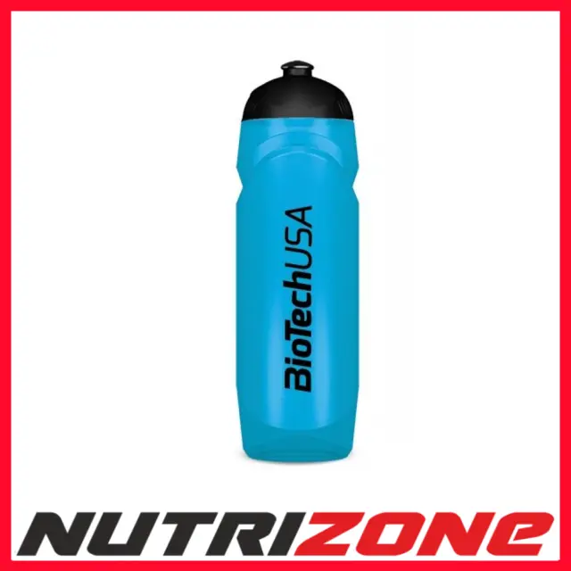 Botella de accesorios BioTechUSA, azul transparente - 750 ml