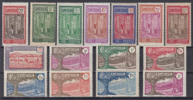 Timbre Cameroun Serie Complete N° 134/148 Neufs * Gomme Avec Charniere
