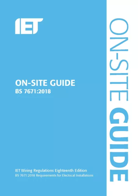 IET Vor-Ort-Anleitung für Verdrahtungsvorschriften 18. Ausgabe 2018 BS7671:2018 blau 2