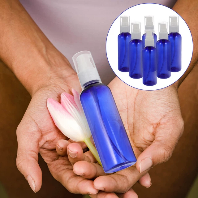 6 PIEZAS Dispensador de contenedores de champú contenedor transparente de viaje Bomba de loción recargable