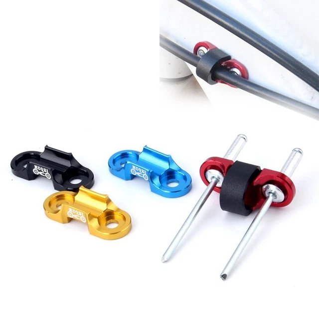 6 Guides-câbles Pour Vélo – Aluminium Rouge – Uxcell – Neufs