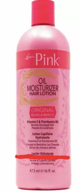 Lusters | Pink | Oil Moisturizer Hair Lotion (16oz)
