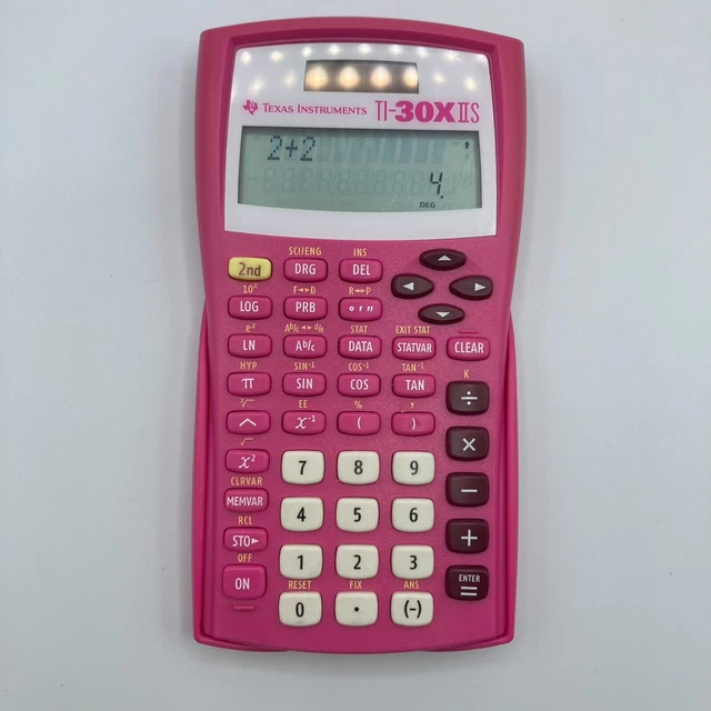 TEXAS INSTRUMENTS TI30X IIS 2Line Scientific Calculator Battery Solar
