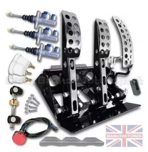 Passt Vauxhall Nova Bodenmontiert Hydraulische Pedalbox Kit - Sportline Ap Zylinder