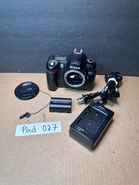 Nikon D D70 6.1MP Digital SLR Camera - Black (Body Only) Works Ships Fast!!!