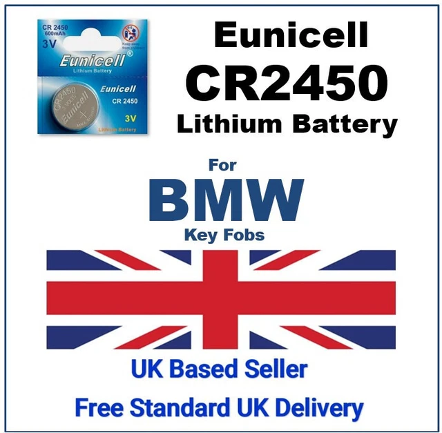 KEY FOB BATTERY BMW 2 Series Coupe Convertible F22 F23 F87 2013-2021 ...