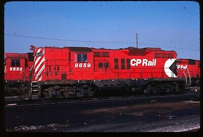 ORIGINAL RAIL SLIDE - CP Canadian Pacific 8659 Alyth AB 7-25-1981 £5.34 ...