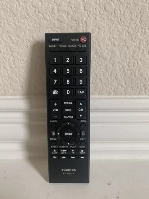 TOSHIBA CT-90325 Remote Control 50L2300U 50L2200U 46L5200U 40L5200U 65HT2U
