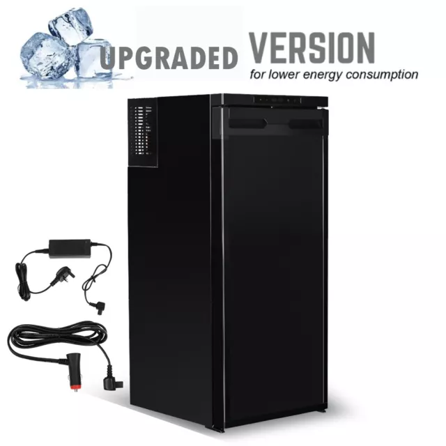 Upgraded Compressor Fridge Freezer 90L 12V/24V Campervan Motorhome caravan -20°C