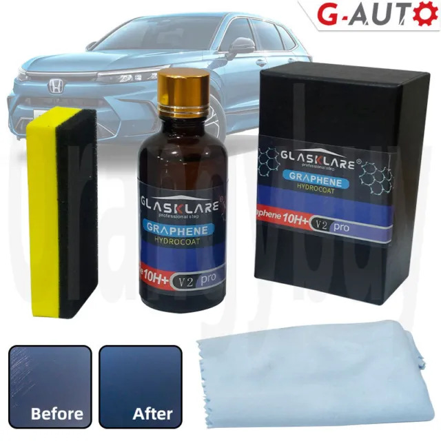 12H Car UV Graphene Glass Coating Liquid 30ml Ceramic Coat Auto Paint Care Set