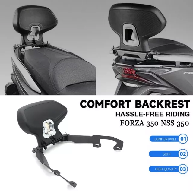 For Honda FORZA 350 NSS *** **** 2022 Passenger Backrest SissyBar Rear Seat  Pads,  in 2023