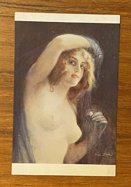 Vintage Postcard! Artwork Of A Naked Woman! a01321