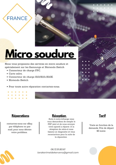 Lame Pour Micro-soudure Carte Mère Sunshine SS-101C - Outil Universel Noir - Neuf Emballé