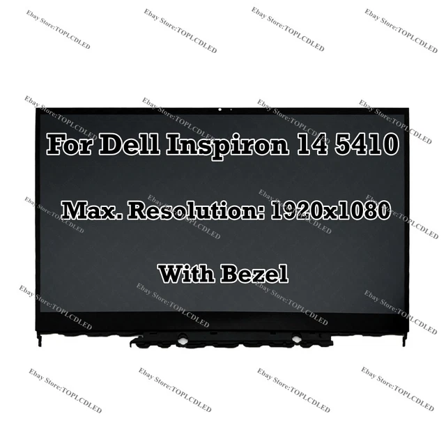14" Dell Inspiron 14 5410 FHD LCD Touch Screen Display Assembly P147G P147G002