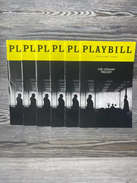 The Lehman Trilogy, Playbill, March 2020, Nederlander Theatre