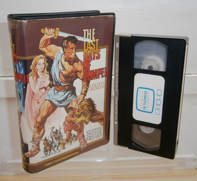 STEVE REEVES - The LAST DAYS OF POMPEII [VFO ] Big Box PRE CERT VHS ...