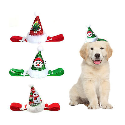 Disfraz de cosplay para mascotas sombrero elástico perro fiesta de Navidad suministros de decoración