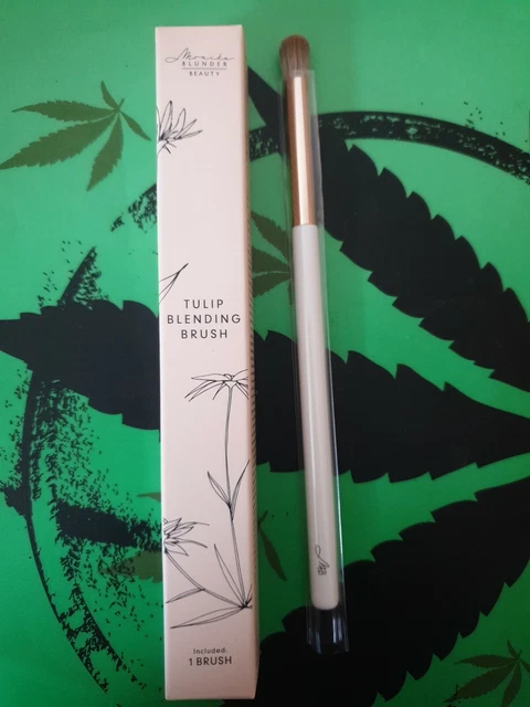 £25Rrp New Boxed Monika Blunder Beauty Tulip Blending Brush- Soft Dense Bristles