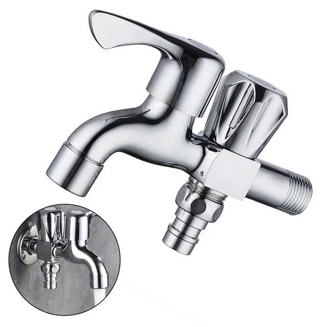 Rubinetto in ottone versatile per lavatrice e uso esterno elegante e funzionale
