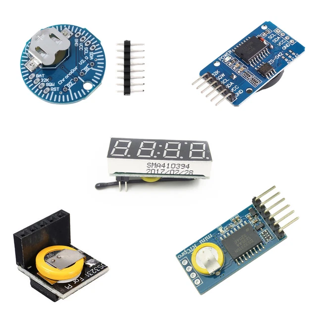 MÓDULO DE RELOJ en tiempo real Arduino RTC 3.3V/5V RTC I2C DS3231 ...