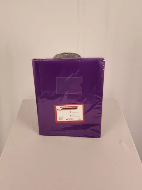 A4 Purple Flexible Cover 80 Pocket Display Book