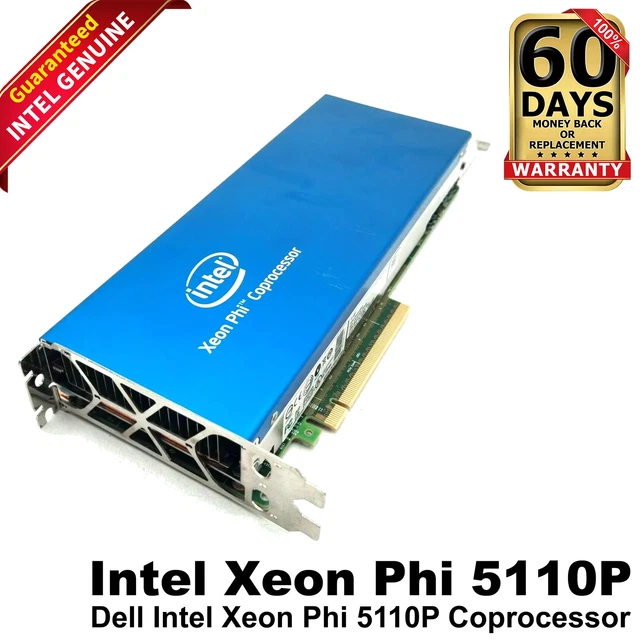 Dell Intel Xeon Phi 5110P 60-Core 8GB GDDR5 1.05GHz PCIe HPC Coprocessor FTNPX