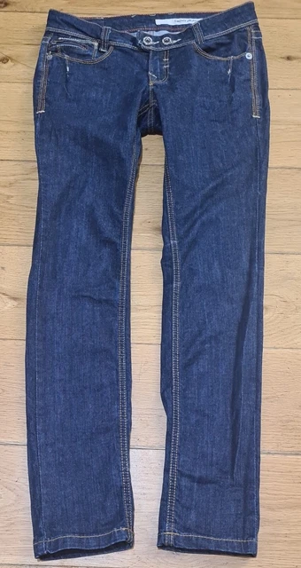 DKNY Womens Skinny Jeans Blue Dark Denim W30 L32 Size 28