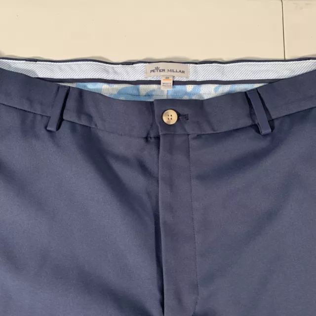 Peter Millar Men’s 40W X 9” Inseam Flat Front Golf Shorts 2