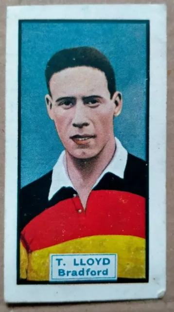T. Lloyd Bradford #7 D. C. Thomson Footballers - Motor Cars 1930