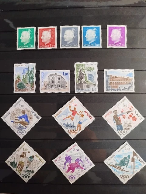 Série Europa - 12 Timbres Neufs De Monaco - Différentes Années - Sans Charnière