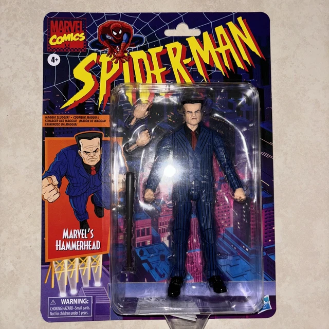 MARVEL LEGENDS HASBRO Retro Classic Spider-man HAMMERHEAD 6" Action