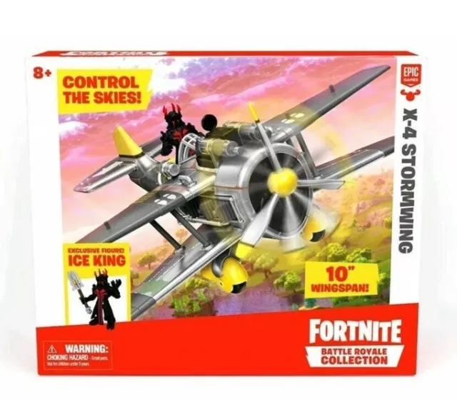 Fortnite Battle Royale Collection X-4 Stormwing Plane Includes Ice King New