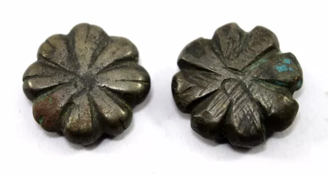 Set of 2 Vintage Bell Metal Opium Bronze miniature Weight Scales. G15-132