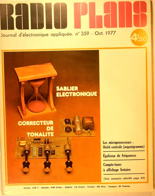 Electronique Radio Plans octobre 1977 N°359