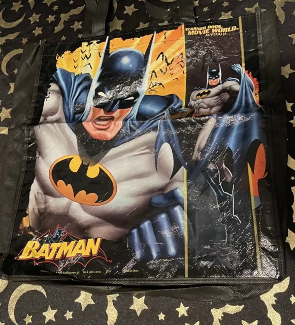 Movieworld Theme Park DC Comics Themed Environmental Bag Batman Double Sided