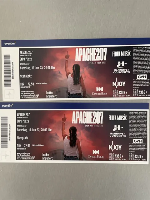 Tickets für Apache 207 Konzert in Hannover am 10.06.2023 - Open Air Tour